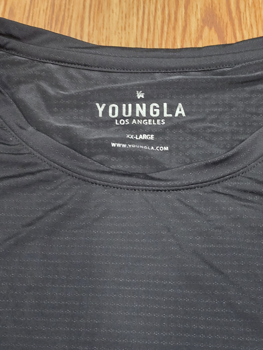 YoungLA Black Short Sleeve Performance Tee - Picture 3 of 5